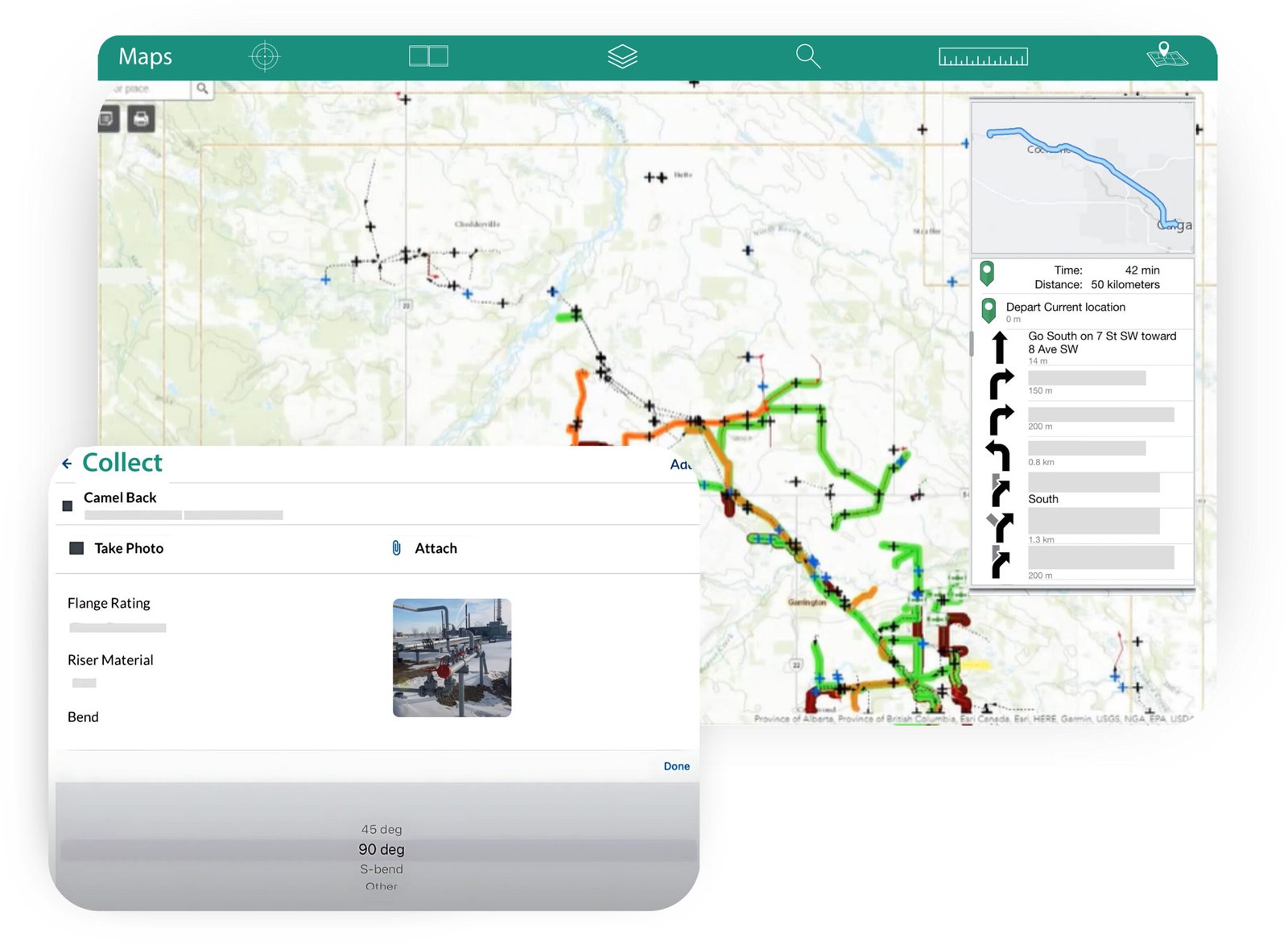 FINDpro software interface